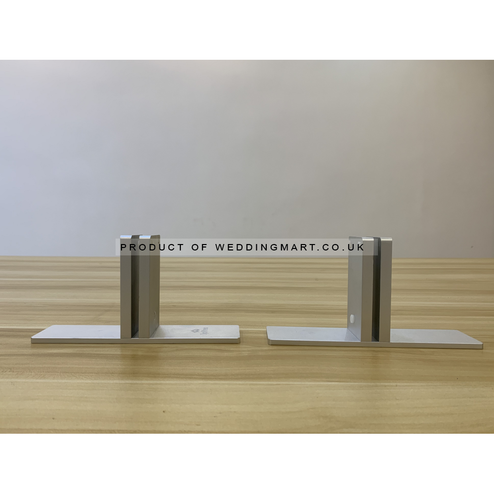 1000mm (w) x 800mm (h) Hanging Acrylic Sneeze Guard Screen with Aluminium Table Stands