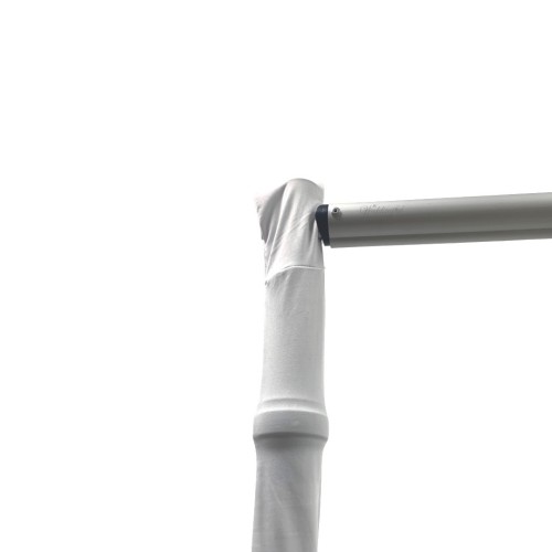 Stretch Fit Pipe and Drape Upright Stand Cover - White