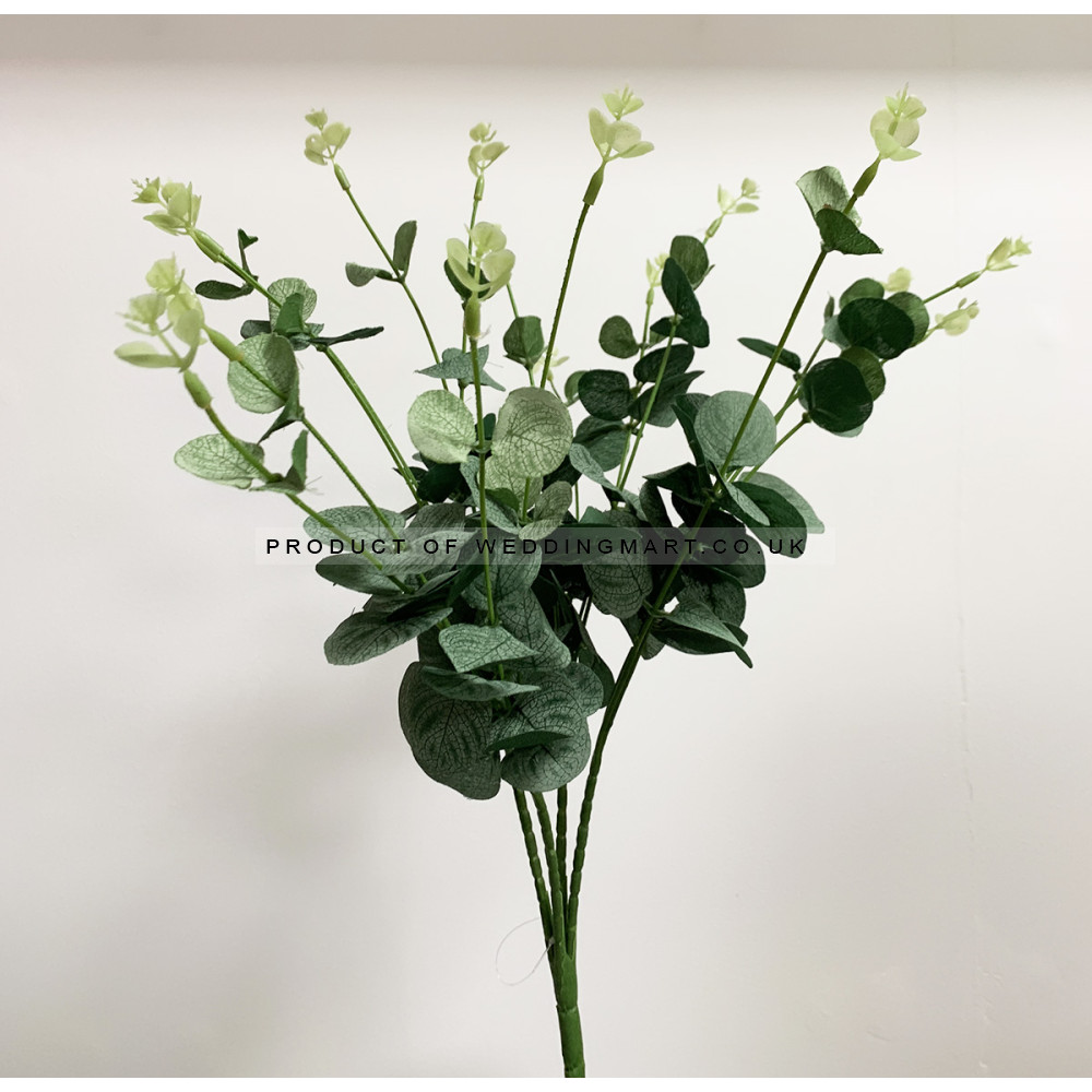 16 Heads EUCALYPTUS BUSH - GREEN