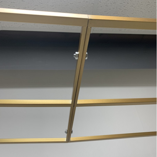 3D Rectangular Metal Wedding Arch - Gold – Wholesale Metal Wedding Arch Frames for Wedding Decorators | WeddingMart