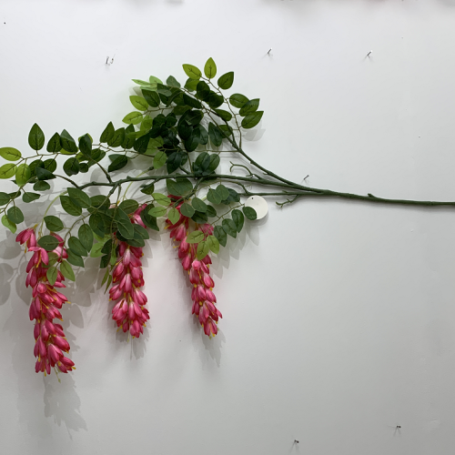 125cm Black Dragon Artificial Wisteria Spray - Fuchsia – Wholesale Wisteria for Wedding Decorators | WeddingMart
