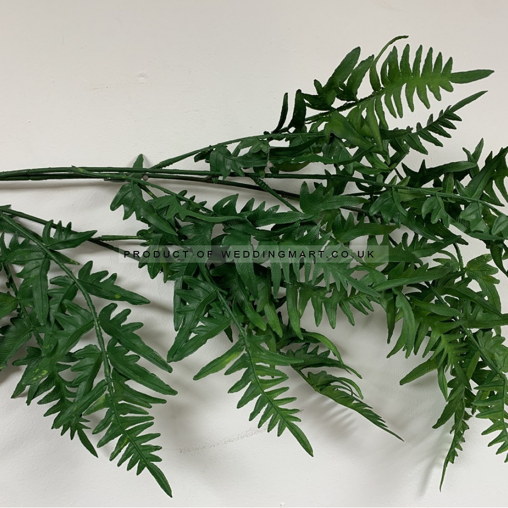 100cm Real Touch Hanging Fern Spray - Green – Wholesale Tree Leaves and Sprays for Wedding Decorators | WeddingMart