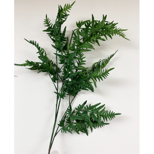 100cm Real Touch Hanging Fern Spray - Green