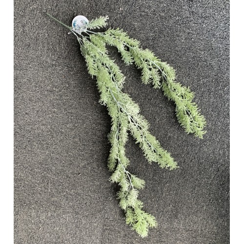 80cm 3 Branch Artificial Asparagus Spray - Light Green