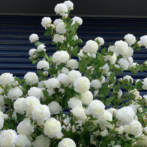 Artificial Rose Tree Spare Branch - Ivory