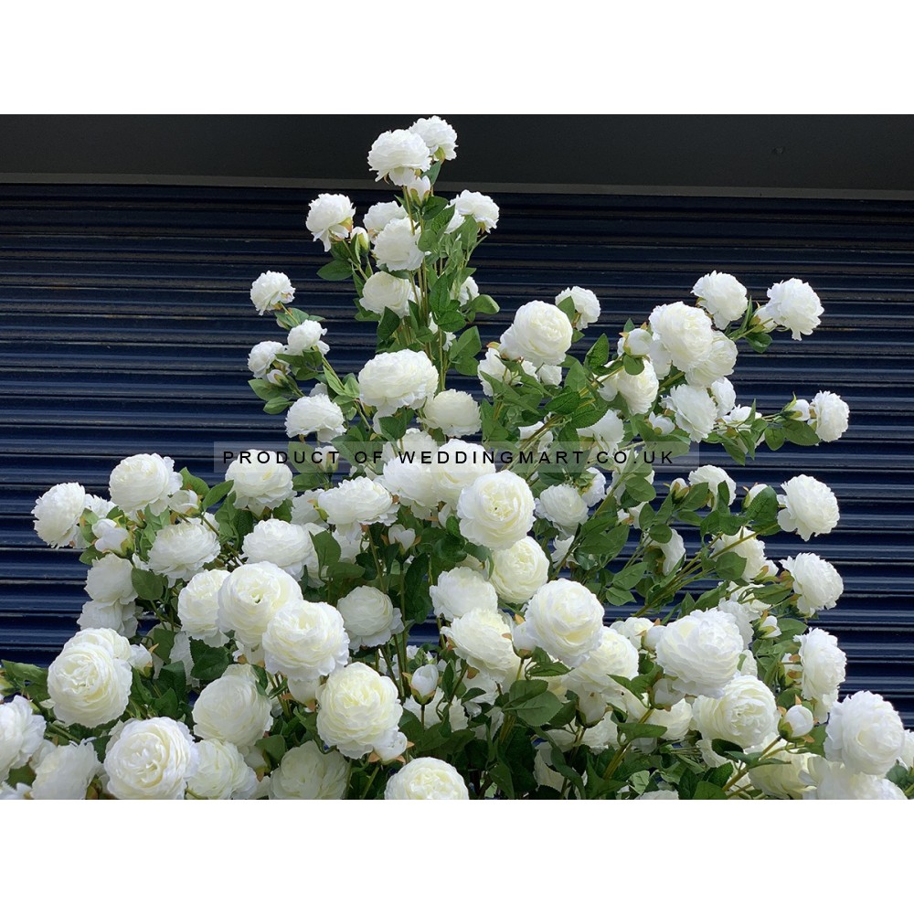 Artificial Rose Tree Spare Branch - Ivory