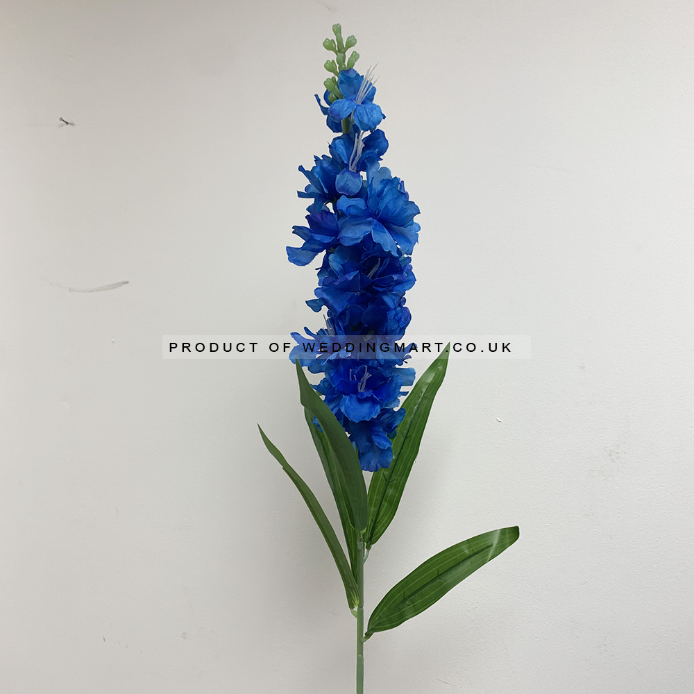 Artificial Delphinium Flower Stem - BLUE