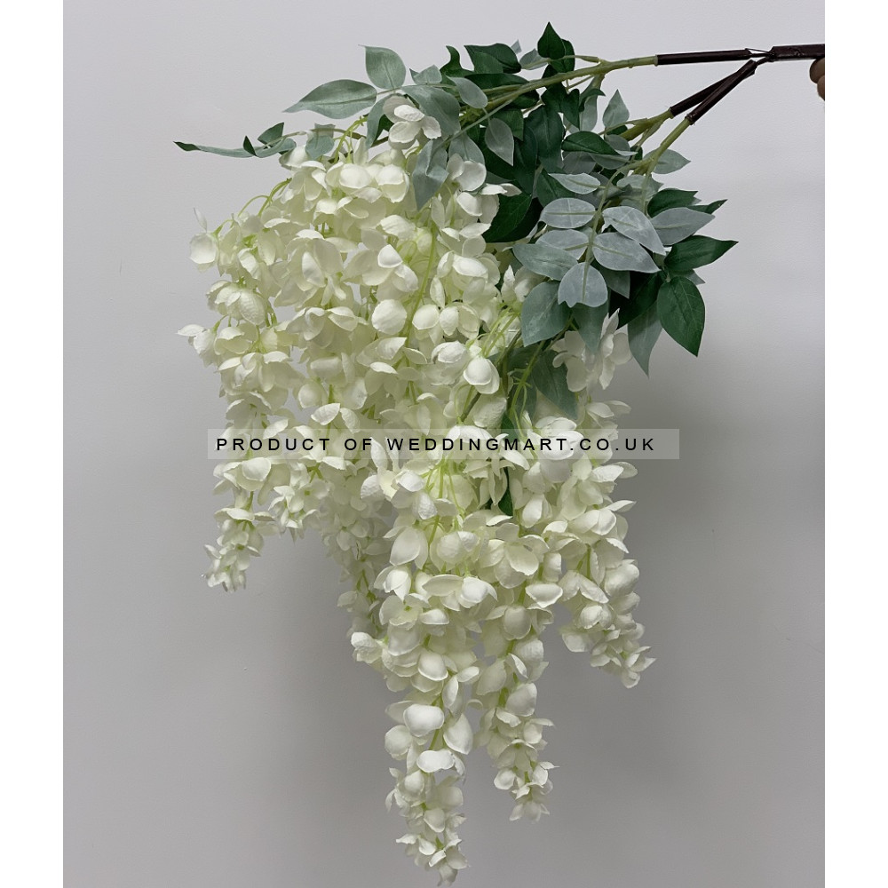 310cm Artificial Canopy  Arch Wisteria Tree - IVORY