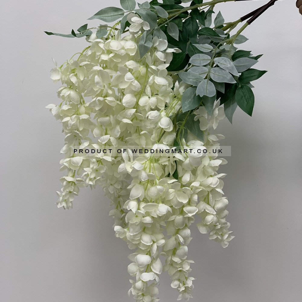 310cm Artificial Canopy  Arch Wisteria Tree - IVORY