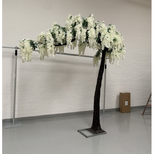 310cm Artificial Canopy  Arch Wisteria Tree - IVORY