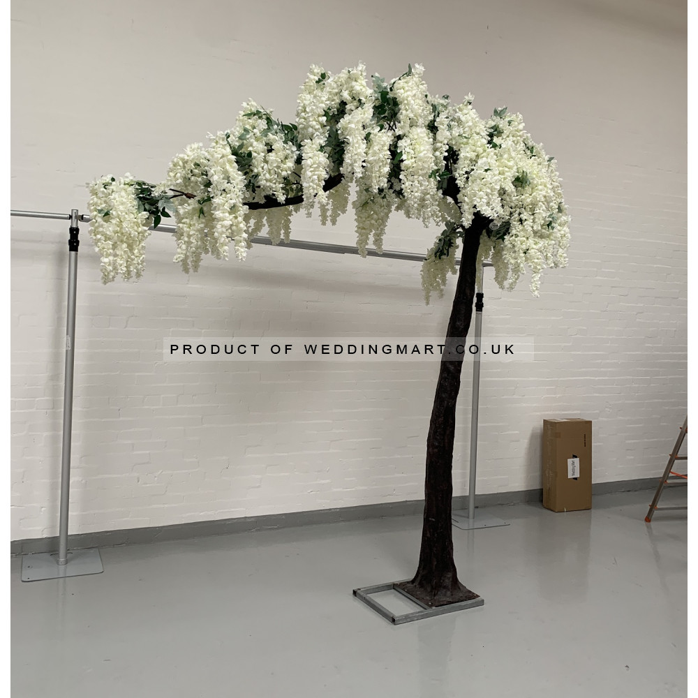 310cm Artificial Canopy  Arch Wisteria Tree - IVORY