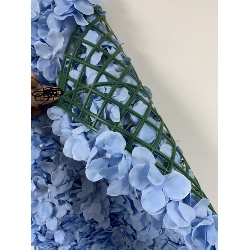 Artificial Blue Hydrangea Flower Wall Panel 60x40cm