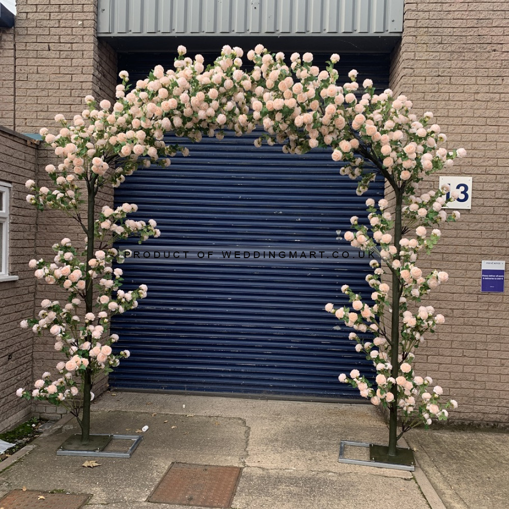 330cm Artificial Wedding Rose Tree Arch - MT301 – Wholesale Floral Tree Arch and Pergola for Wedding Decorators | WeddingMart