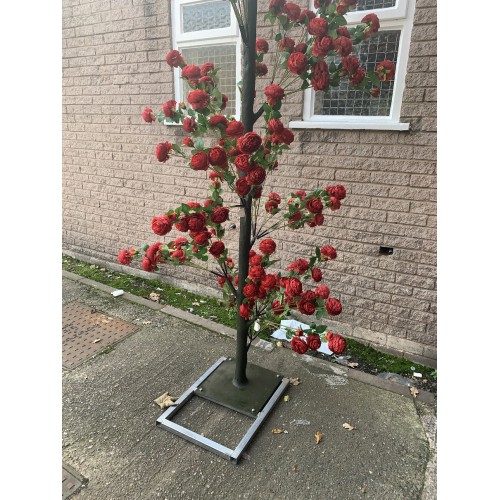 320cm Artificial Wedding Red Rose Tree Arch - MT16R