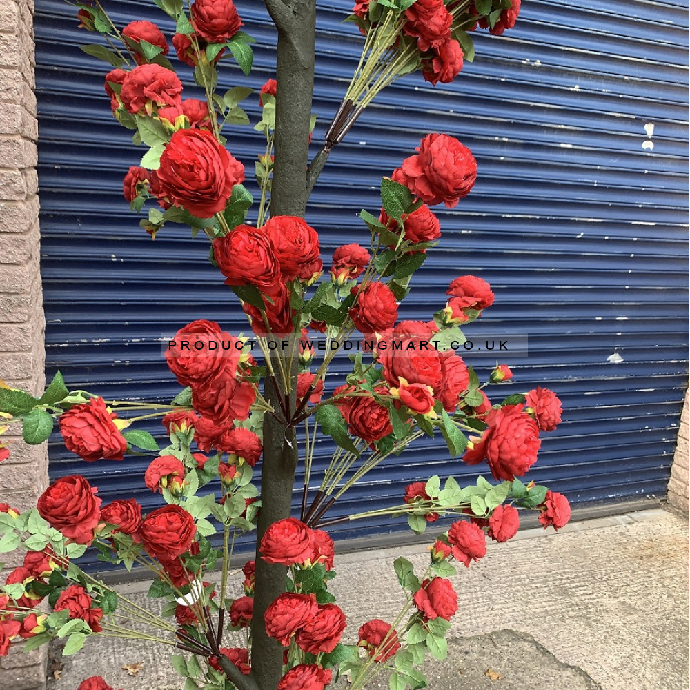 330cm Artificial Wedding Rose Tree Arch - MT16 RED – Wholesale Floral Tree Arch and Pergola for Wedding Decorators | WeddingMart