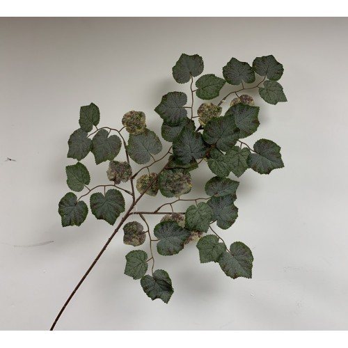 75cm Artificial Real Touch Grape Leaf Spray