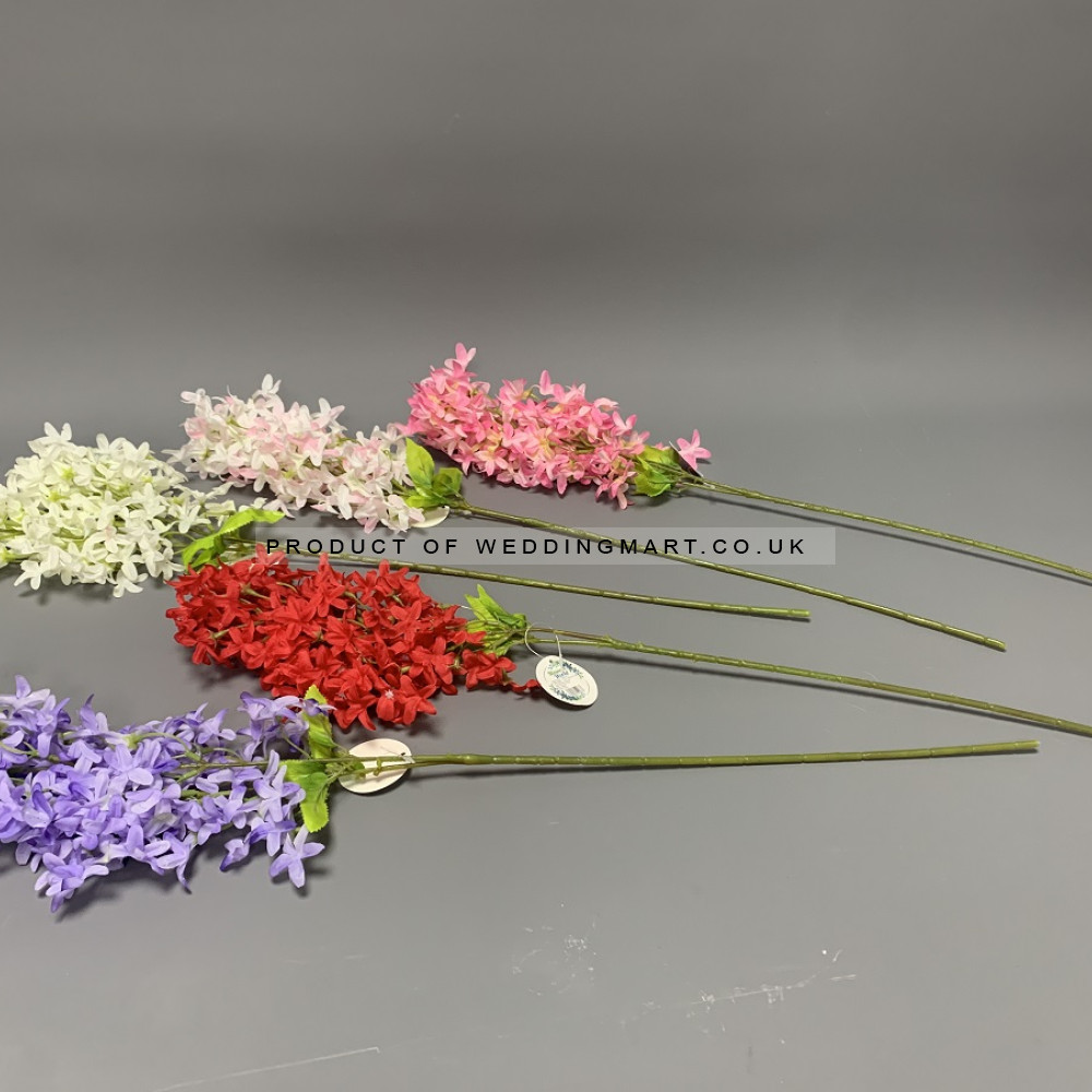 70cm Artificial Cross Cherry Blossom Spray - Purple – Wholesale Blossom Branches for Wedding Decorators | WeddingMart