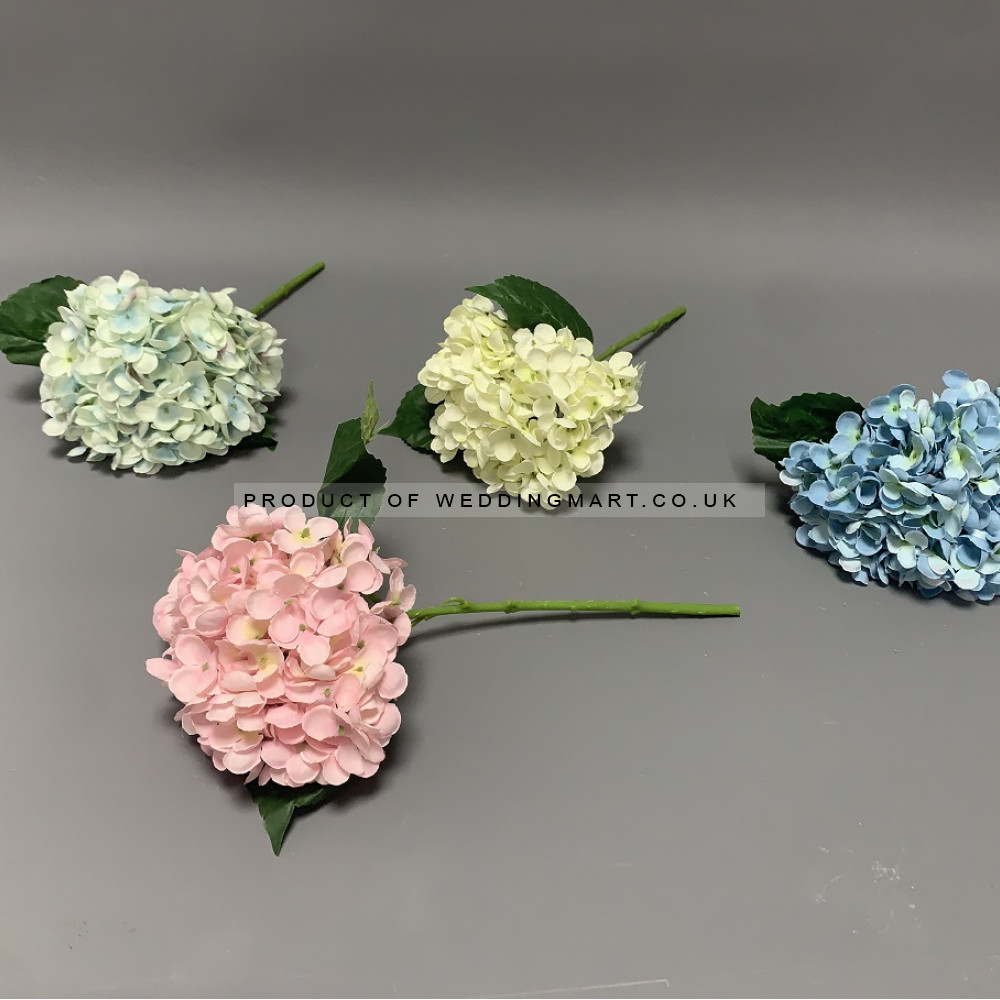 37cm Artificial Premium Hydrangea Spray - Ivory – Wholesale Hydrangeas Sprays for Wedding Decorators | WeddingMart