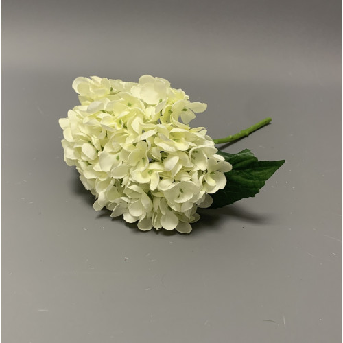 37cm Artificial Premium Hydrangea Spray - Ivory