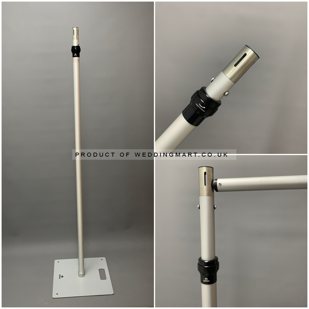 7-12ft Telescopic Upright Pole – Wholesale Telescopic Uprights for Wedding Decorators | WeddingMart