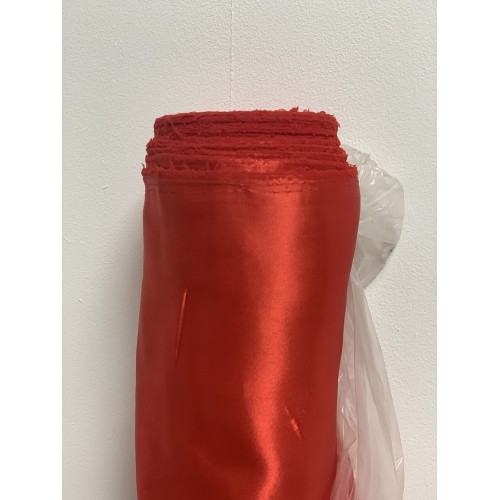 5 Meter Decorative Satin Fabric - Red
