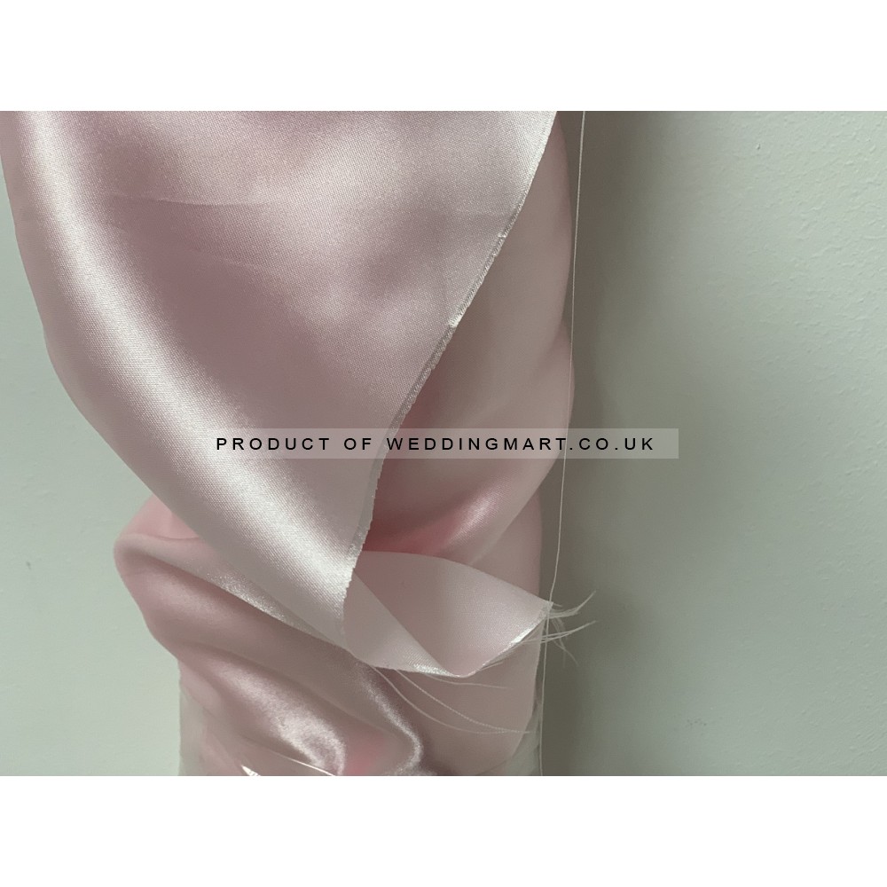 5 Meter Decorative Satin Fabric - Pink