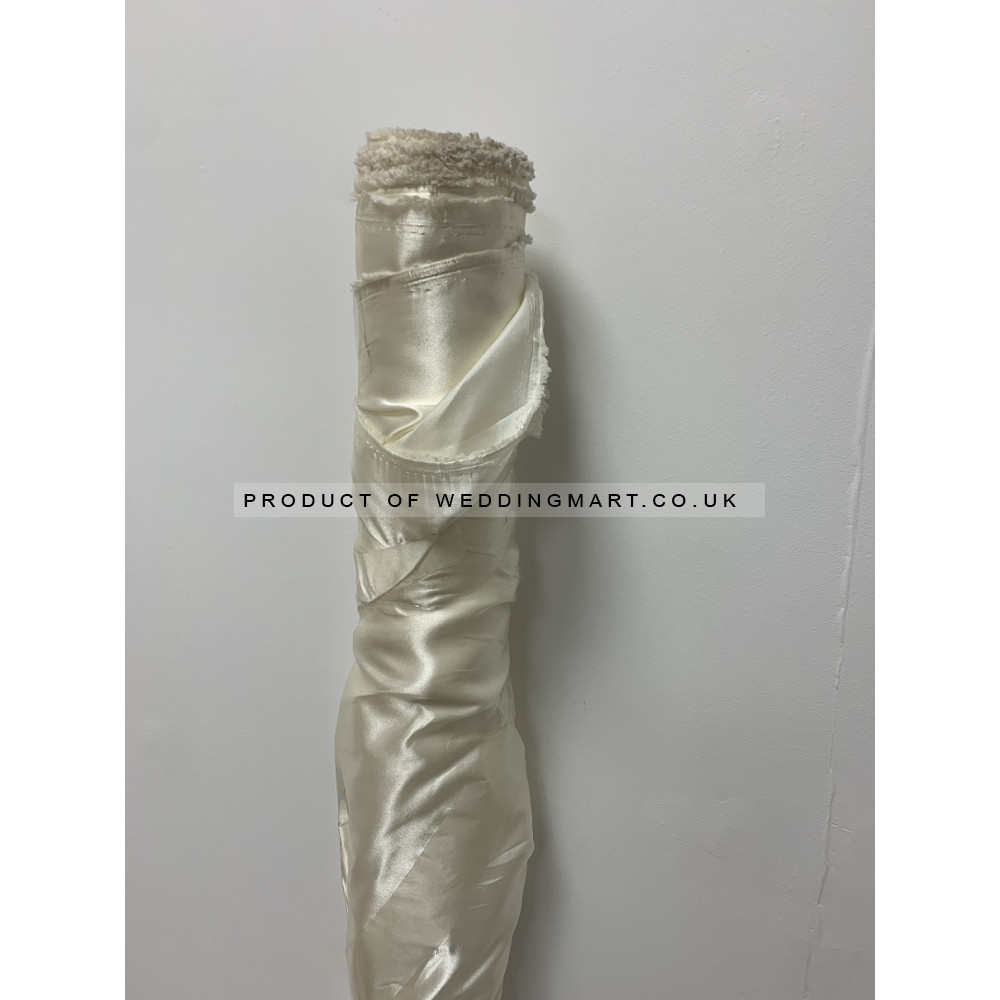 5 Meter Decorative Satin Fabric - IVORY