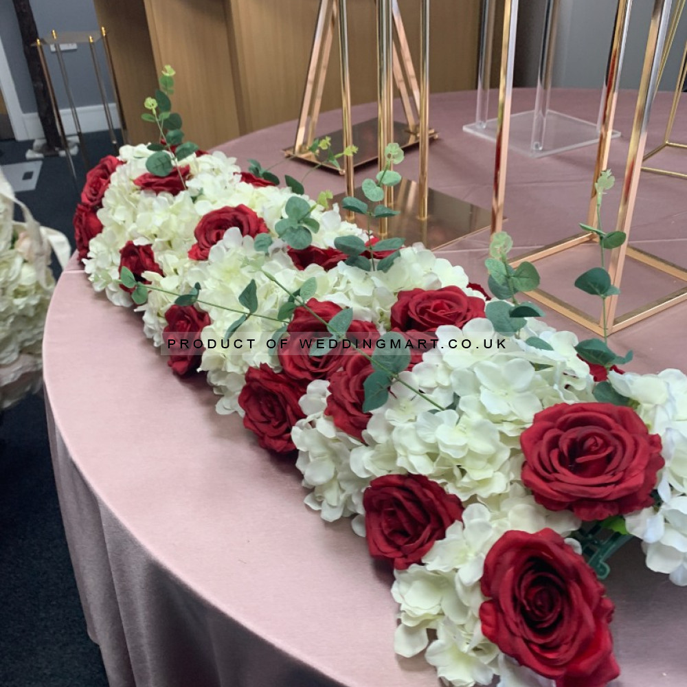 100cm Wedding Top Table Flower Arrangement - ARTP1002 – Wholesale Hoop and Table Floral Arrangements for Wedding Decorators | WeddingMart