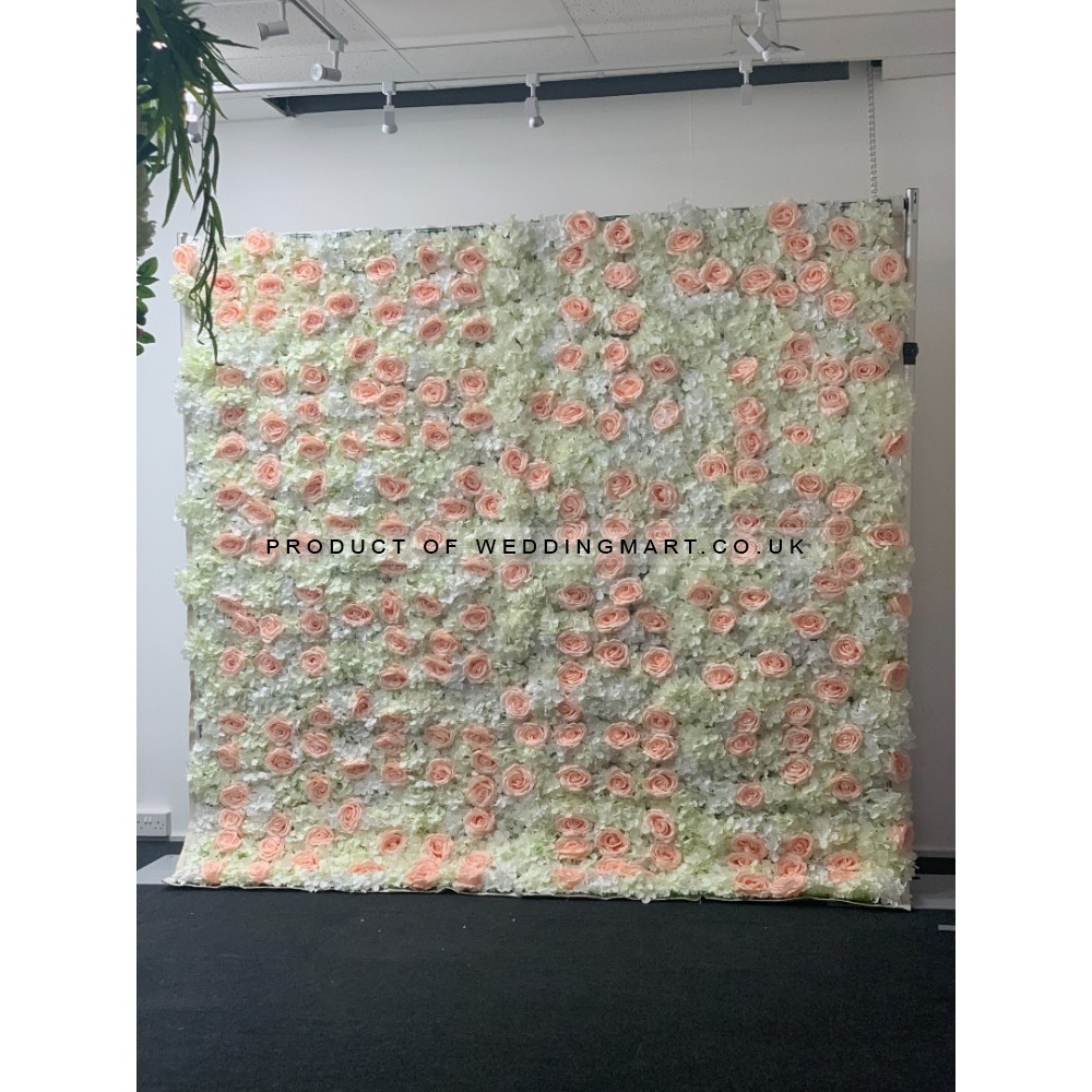 8ftx8ft Ready Made Flower Wall - F467
