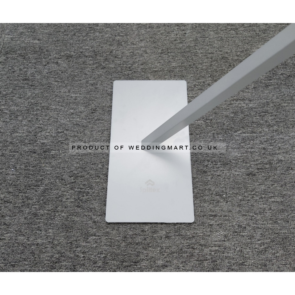 220cm Hexagonal Geometric Wedding Arch Frame - SILVER