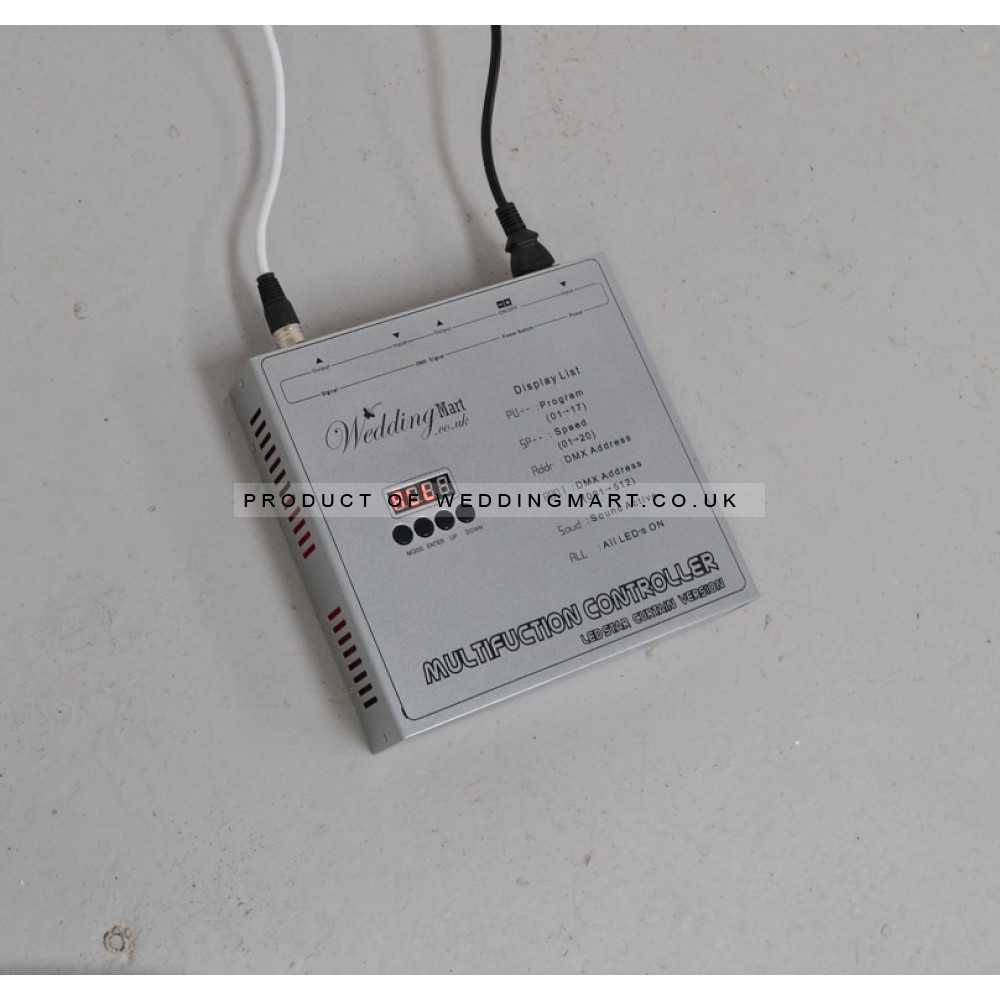 3Mx3M White LED Star light Wedding Backdrop - Warm WHITE LEDs