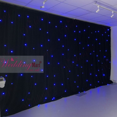 3Mx3M BLACK RGB LED Starlight LED Wedding Backdrop – Wholesale LED Starlight Backdrops for Wedding Decorators | WeddingMart