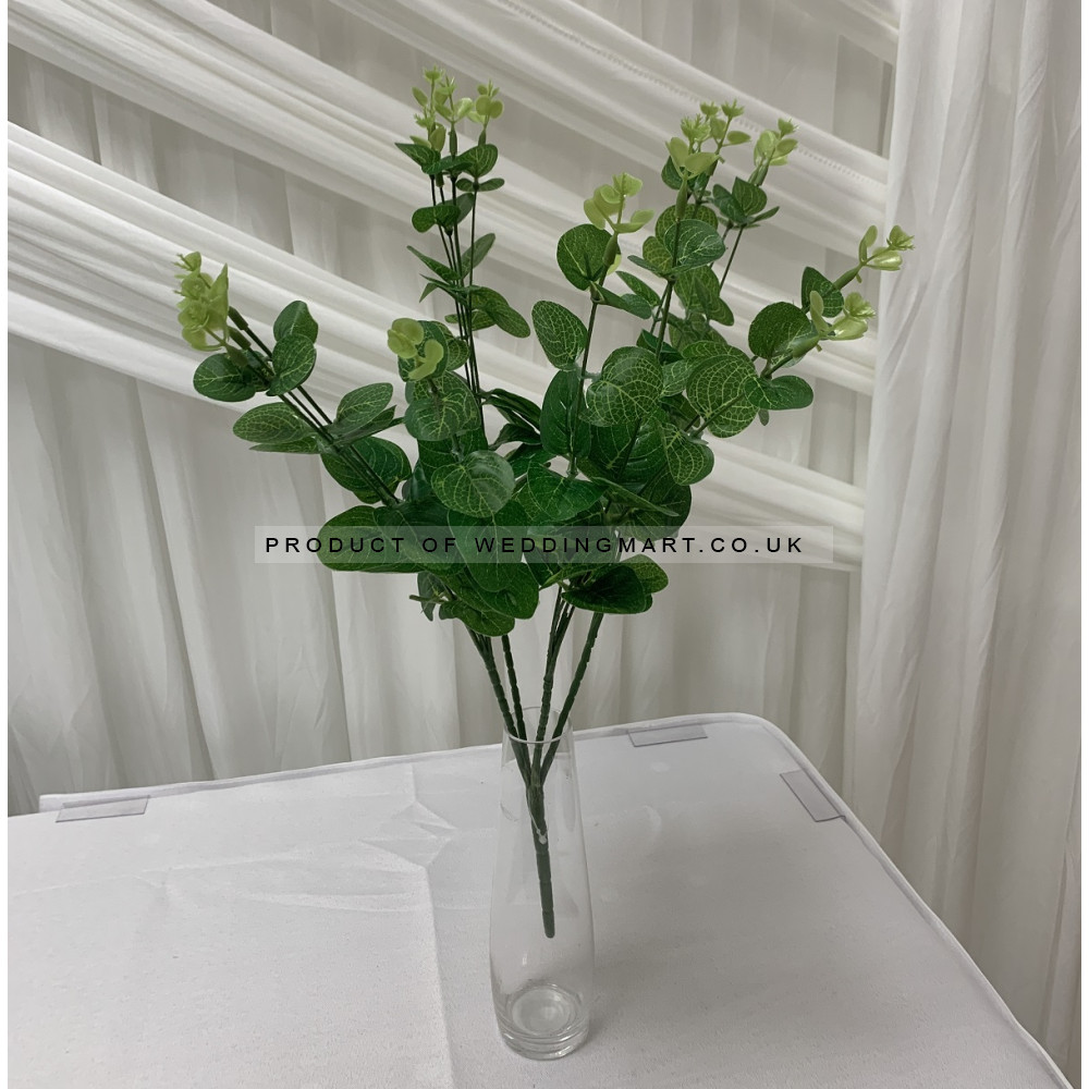 16 Heads EUCALYPTUS BUSH - LIGHT GREEN