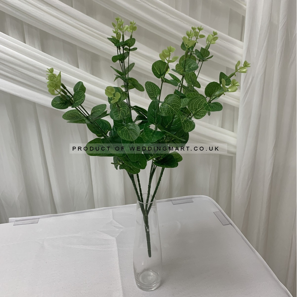 16 Heads EUCALYPTUS BUSH - LIGHT GREEN