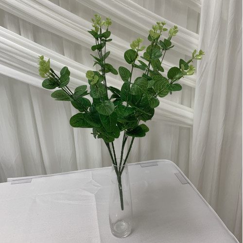 16 Heads EUCALYPTUS BUSH - LIGHT GREEN – Wholesale Greenery Bushes for Wedding Decorators | WeddingMart