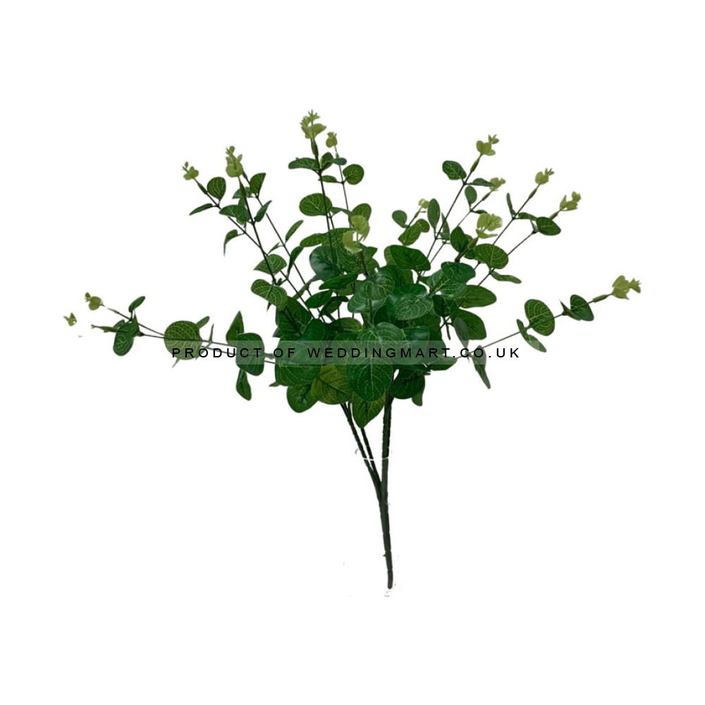 16 Heads EUCALYPTUS BUSH - LIGHT GREEN