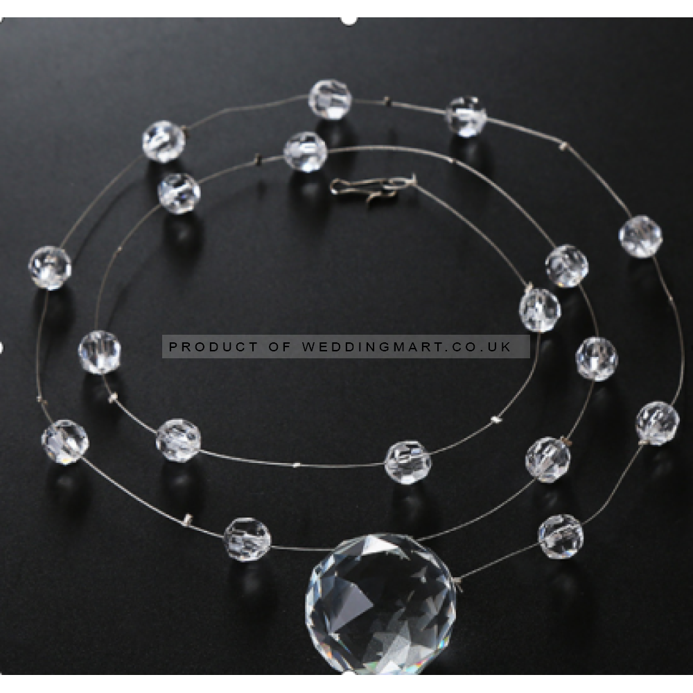 100cm Decorative Acrylic Crystal Garland with Pendant