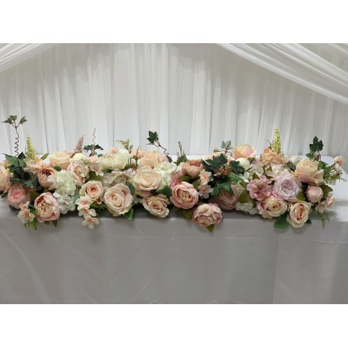 100cm Wedding Top Table Floral Runner - TR2206