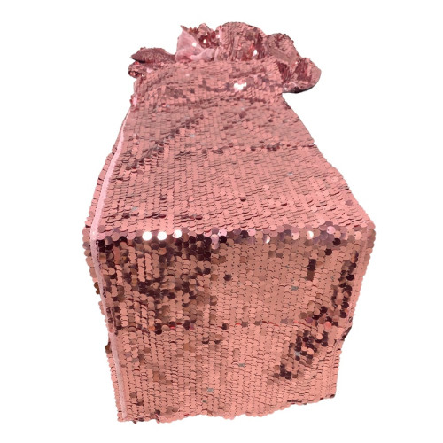 Big Payette Sequin Wedding Table Runner - DUSTY PINK Big Payette Sequin Wedding Table Runner - DUSTY PINK