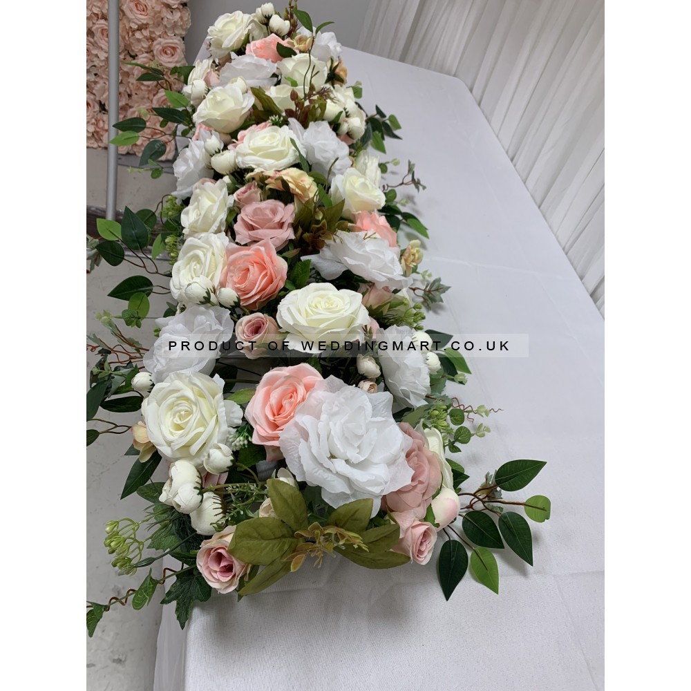 Wedding Table | Backdrops | Stage Decorative Floral Arrangement Runner - TR2203