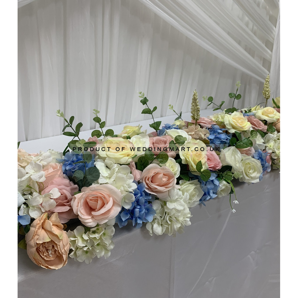 100cm Wedding Top Table Floral Runner - TR2204
