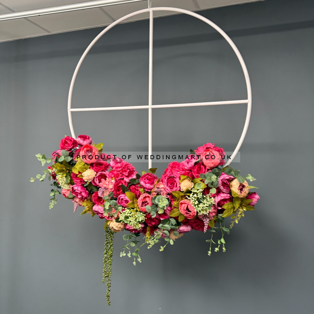 100cm Wedding Top Table Floral Runner - TR2201 – Wholesale Hoop and Table Floral Arrangements for Wedding Decorators | WeddingMart