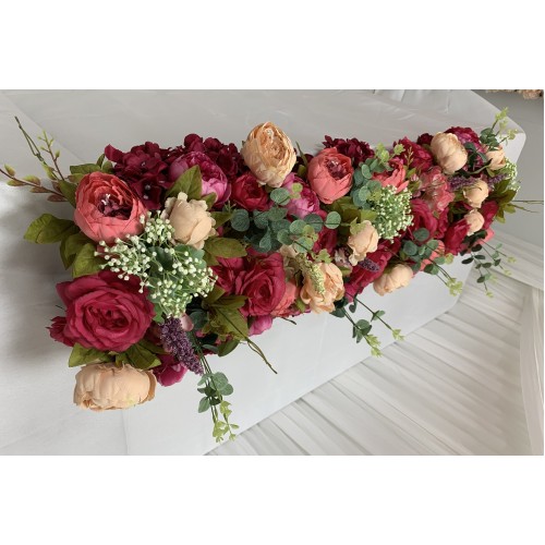 100cm Wedding Top Table Floral Runner - TR2201