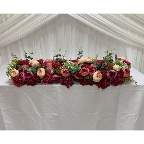 Wedding Table | Backdrops | Stage Decorative Floral Arrangement Runner - TR2201