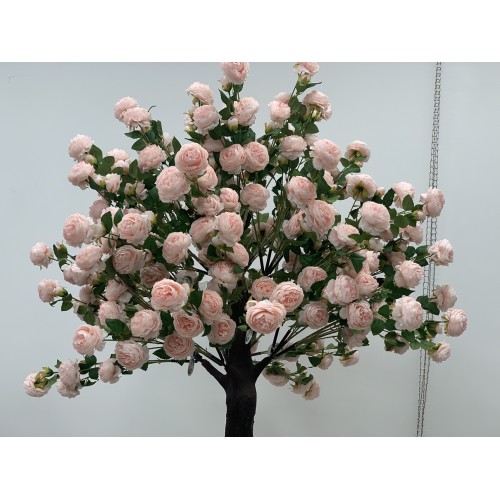 200cm Artificial Rose Tree with Interchangable Branches - Pink