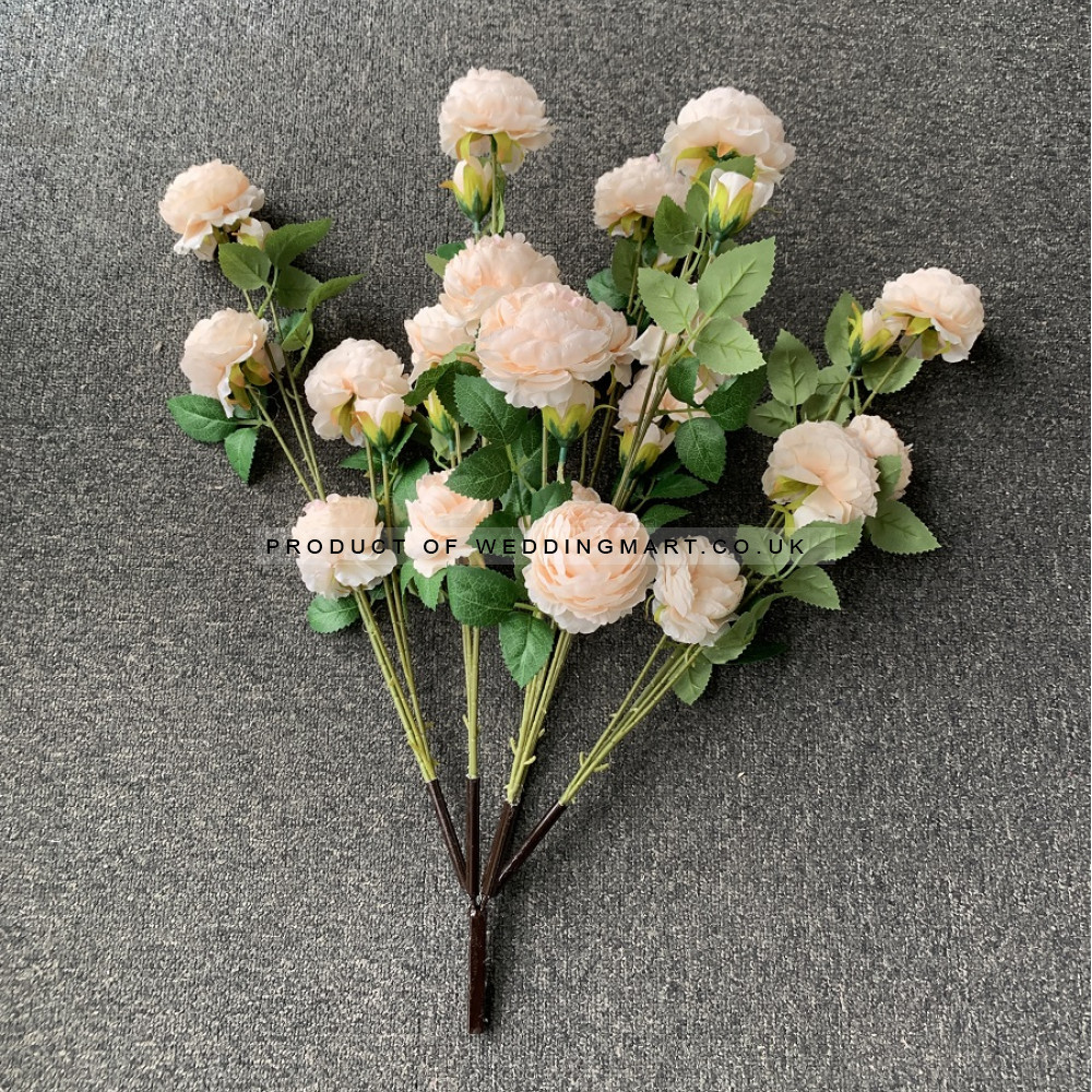 200cm Artificial Rose Tree with Interchangable Branches - PEACH – Wholesale Big Artificial Trees and Plants for Wedding Decorators | WeddingMart