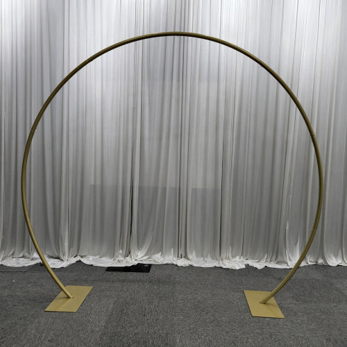 280cm Circular Aluminium Wedding Arch Frame - Gold – Wholesale Aluminium Wedding Arch Frames for Wedding Decorators | WeddingMart