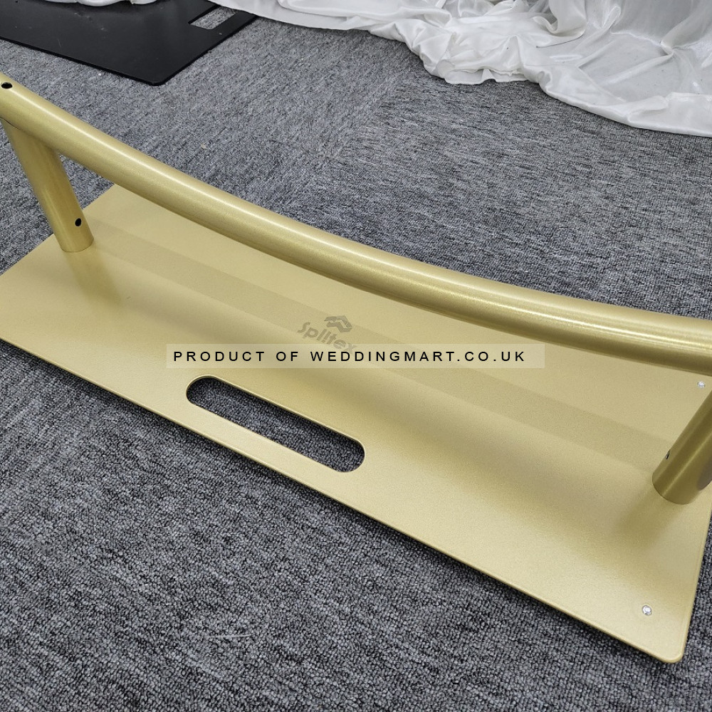 200cm Aluminium Wedding Floral Backrop Hoop - GOLD