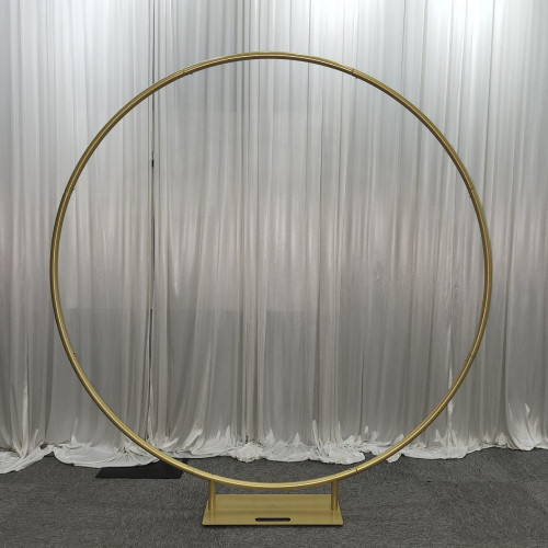 200cm Aluminium Wedding Floral Backrop Hoop - GOLD – Wholesale Hoops for Wedding Decorators | WeddingMart