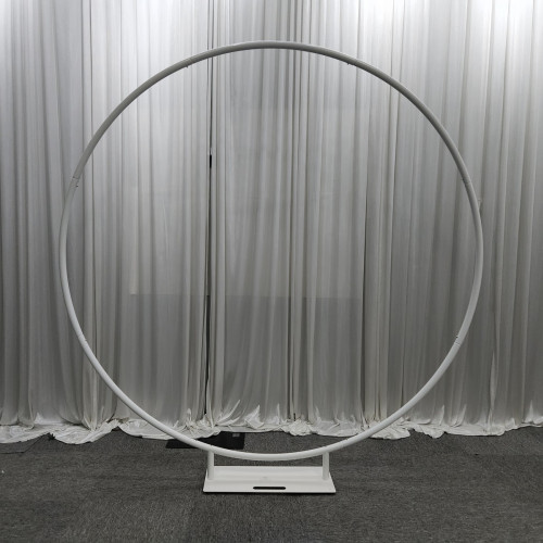 200cm Aluminium Wedding Floral Backrop Hoop - WHITE – Wholesale Hoops for Wedding Decorators | WeddingMart